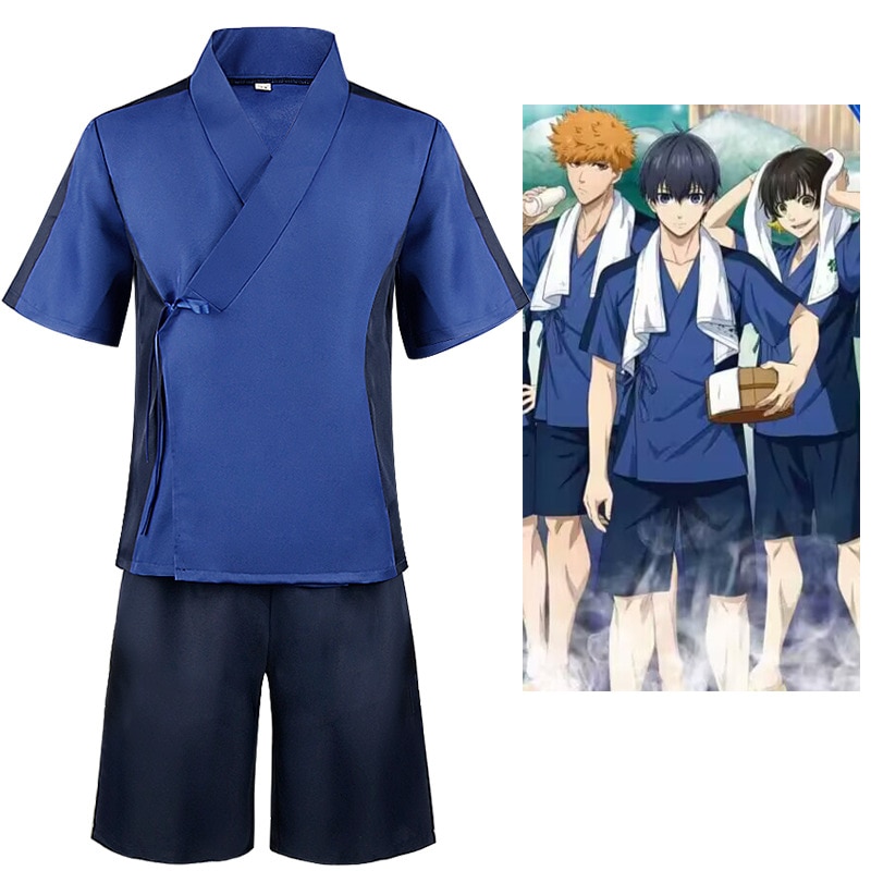 Anime BLUELOCK Bathrobe Cosplay Short Sleeve Costume Football Halloween Soccer Jersey Daily Uniform Drop Shipping - Blue Lock Plush