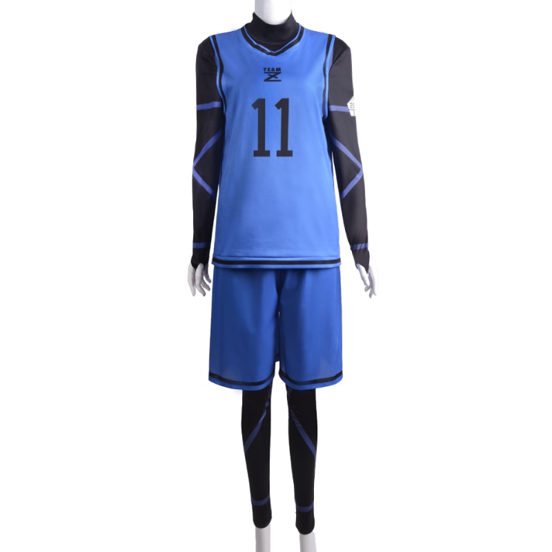 BLUELOCK Cosplay Costume Wig Chigiri Hyoma Isagi Yoichi Jersey Onesie Suit Anime Clothes Blue Sportswear Sport 3 - Blue Lock Plush