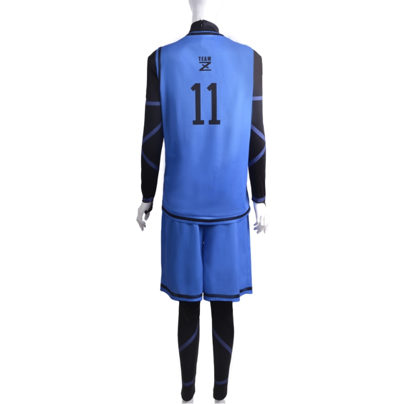 BLUELOCK Cosplay Costume Wig Chigiri Hyoma Isagi Yoichi Jersey Onesie Suit Anime Clothes Blue Sportswear Sport 4 - Blue Lock Plush