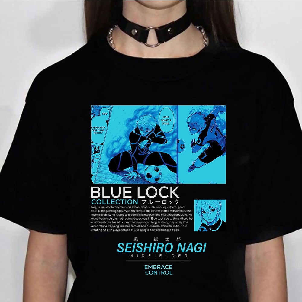 Blue Lock Bluelock t shirts women designer streetwear anime t shirt female comic funny harajuku clothing 2 - Blue Lock Plush