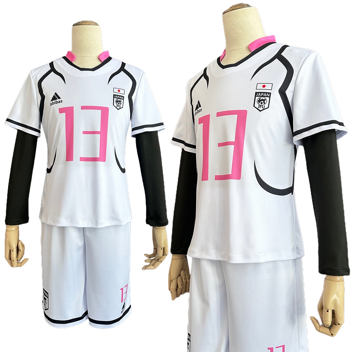 HOLOUN Blue Lock Anime Cosplay Costume Wig Sae Shidou Aiku U20 Football Soccer White Team Uniform 3 - Blue Lock Plush